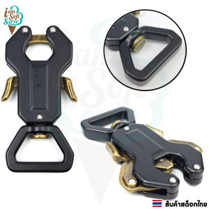 ตัวล็อกแบบกบ หัวเข็มขัดปลดเร็ว หัวล็อกสายจูงสุนัข เข็มขัดนิรภัยและอุปกรณ์ปีนเขา แข็งแรงทนทาน