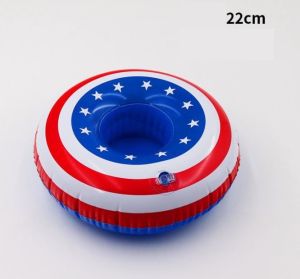 FUFU SHOP ที่รองแก้วลอยน้ำ ห่วงยางของน้ำดื่ม ที่รองแก้วเป่าลม ของเล่นในสระน้ำ ของต้องมี