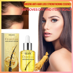 Ginseng Hair Care Essential Oil For Preventing Hair Loss And Nourishing Thick Hair Dry And Flaky Hair Dry And Yellow Hair Scalp Massage Hair Care Liquid 人参防掉固发精油