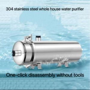 Stainless Steel Whole House Water Purifier System with Ultrafiltration Easy Disassembly & Hand-Washable Design