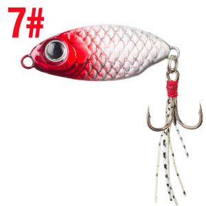 1PCS 10 Colors Fishing Bait Sinking Jig 7/10/15/20g Metal Jigging 3D Eyes Casting Lure Bionic Baits  for Freshwater Saltwater