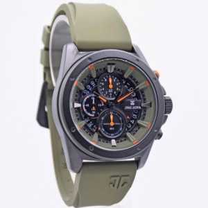 Jam tangan Pria Jonas Jasmin JJ5320MC tali rubber chrono tanggal aktif analog original