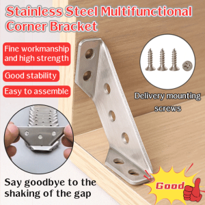 Stainless Steel Corner Shelf Angle Code Support Bracket Furniture Corner Shelf Connectors