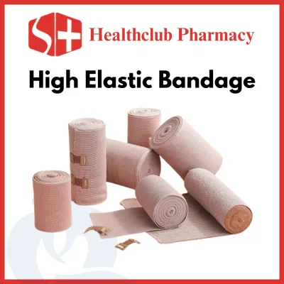 High Elastic Bandage 5cm/7.5cm/10cm/15cm x 4.5M (1 ROLL)