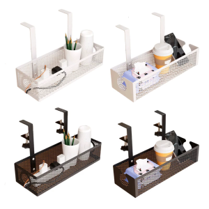 ตะแกรงสำหรับเก็บของบนโต๊ะหนีบ-ลิ้นชักดินสอใต้โต๊ะลิ้นชักง่ายต่อการติดตั้งใต้โต๊ะที่เก็บเอกสารโต๊ะลิ้นชักสำหรับสำนักงาน