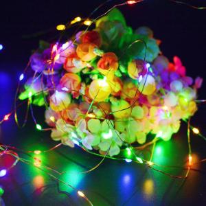 Angelila DC5V USB LED String Lights Waterproof 20m 10m 2m Copper Wire Fairy Light Garland For Home Christmas Wedding Party Decoration