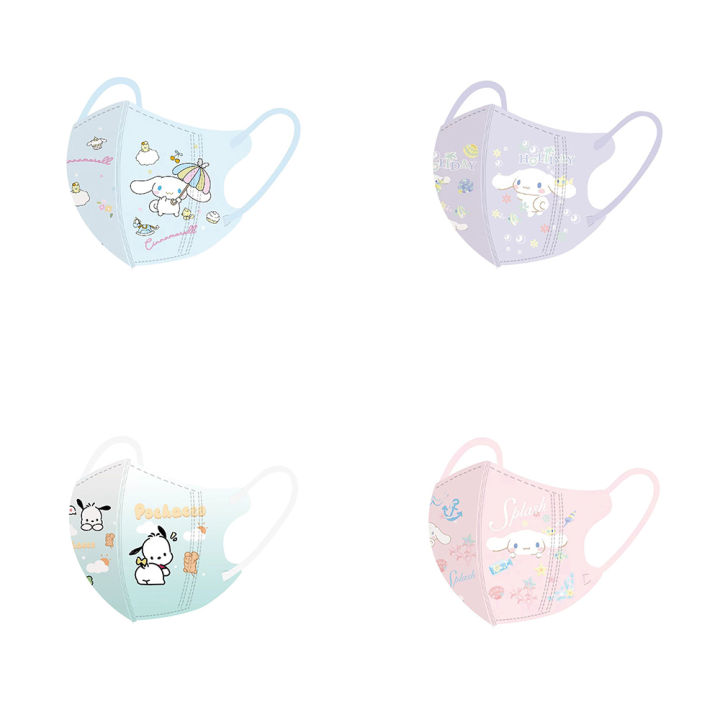 Sanrio 10Pcs Kuromi / Mylody 3D Children Face Mask Kawaii KT ...