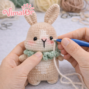 DIY Bunny Crochet Kit Amigurumi Learning by Doing Stress Relief ADHD Gift Creative Art Kids Children Adults Toy AMTF501
