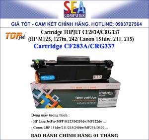 Cartridge Halloya CF283A/CRG337  (HP M125 127fn 242/ Canon 151dw 211 215)
