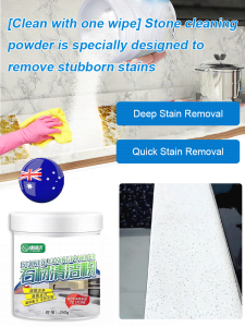 Multifunctional floor cleaning powder for stubborn sta