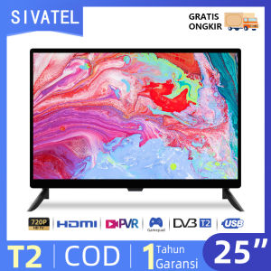Sivatel TV LED 25 inch HD Ready Digital Televisi Garansi 1Tahun