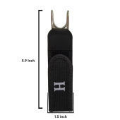 Buckleless Elastic Belt with Velcro Hook Fastener Adjustable Waist Strap No Metal Buckle Tactical Belt for Jeans Pants Outdoor Use