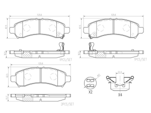 Illusion Perodua Axia Bezza Front (Depan) Sport Disc Brake Rotor & Brembo Brake Pad 100% Original Anti Rusting