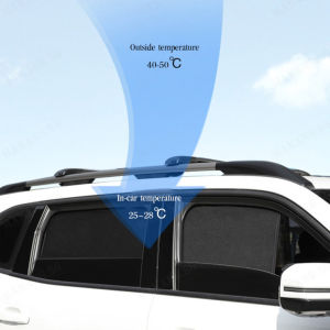 makang Car Mosquito Netting Blocking Insects Sunlight Car Windshield Sunshade Blinds