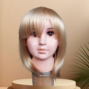 วิกผมสีบลอนด์ผมสั้นตรงสำหรับวัยรุ่นหมวกเด็กและเยาวชนวิกผมสีทองสำหรับเด็กเล็กเด็กผู้หญิงเล็กๆสีเบจผมคอสเพลย์สามารถปรับเส้นรอบวงศีรษะได้รอบศีรษะ2-3-4-5-6-7Y ปี42-47ซม.