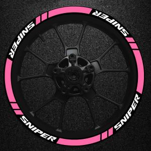 YAMAHA SNIPER Mags Reflective Stickers 17 Inch Motorcycle Wheel Hub Stripe Decal For Sniper 150 155 Waterproof Decoration Accessories