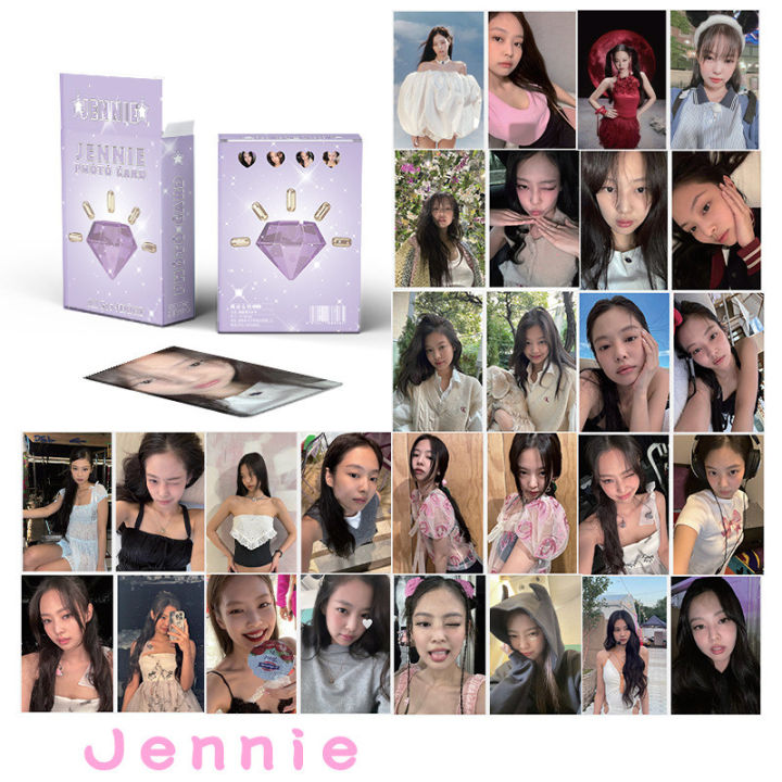 50pcs/box%20BLACKPINK%20Laser%20Photocard%20LISA%20JENNIE%20ROSE%20JISOO%20Kpop%20Album%20Lomo%20Cards%20Postcards%20-%20Image%209