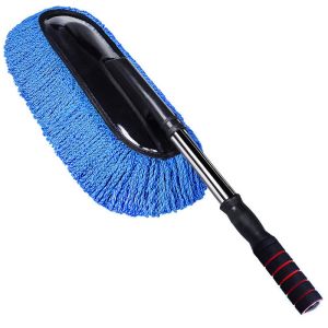 Car brush retractable wax drag microfiber dust brush upgrade car room dual-use dust cleaning suppliesAutomotive Care Wash Waxes Cleaners and Kits