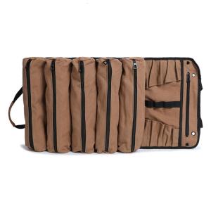 MultiPurpose Canvas Tool Bag Roll UP Tool Bag Tool Organizers with Multiple Pockets for Efficient Storage Easy Access