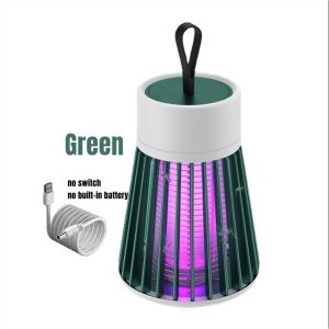 🔥 New Portable Mini Mosquito Killer Lamp For Home Use Indoor Electric Shock Silent Mosquito Trap With Night Light