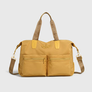 ALO Nylon Travel Tote Bag Large Capacity Handbag Detachable Crossbody Strap for Women