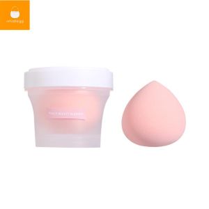 🍑ฟองน้ำแต่งหน้า รูปร่างพีช ฟองน้ำแต่งหน้า ฟองน้ำเกลี่ยรองพื้น  สำหรับแต่งหน้า แบบเปียก และแห้ง