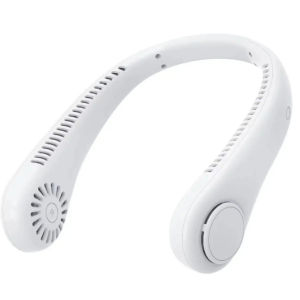 Neck Fan Air Cooling Leafless Hanging Neck Fan Bladeless Ventilator USB Rechargeable Neckband Fans Air Cooler 3 Wind