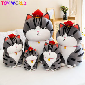 Tik Tok 35/45/55/75/100cm The Emperor Cat Stuffed Animal Toy Popular Cat Plush Toy My King Cat Cute Plush Toys Sofa Decor Cute Gift for Kids