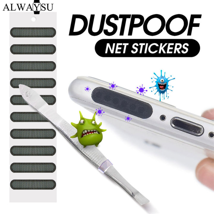 10 Miếng/Miếng Dán Lưới Tự Dính Chống Bụi Kèn Điện Thoại/Miếng Dán Lưới ...