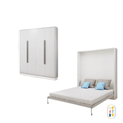 (Free Installation) Murphy Foldable Hydraulic Storage Bed/bed frame/ Foldable Bed Frame/Furniture