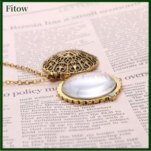 Fitow Vintage Chain Magnifying Hot Necklace Pendant Grandma Gift Metal Magnifier