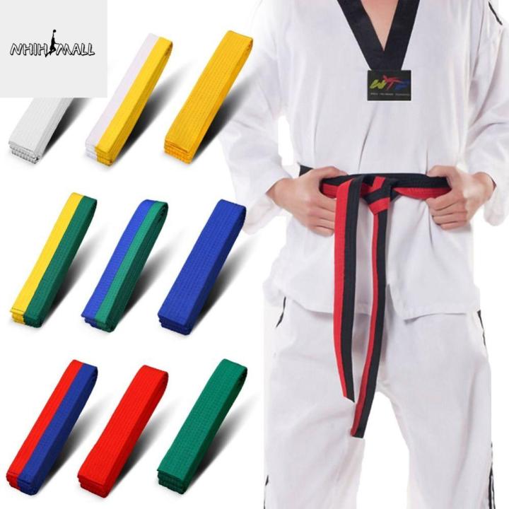 NHIH Luxury Cotton Aikido Grading Belt Karate Professional Protective ...