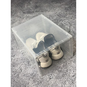 Hộp Đựng Giày Nhựa Cứng Cao Cấp Size Lớn Hộp Để Giày Cửa Nam Châm Lắp Ráp Tiện Lợi (Loại Xịn)