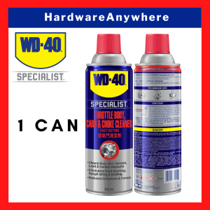 WD40 Automotive Throttle Body Carb & Choke Cleaner 450ml - improves fuel system performance [ WD-40 Specialist ]