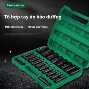 Bộ Tay Áo 8-32 Bộ Ống Lồng 1/2 Chống Gãy Cao Cấp Dùng Sửa Chữa Ô Tô Và Xây Dựng