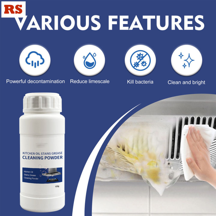 Kitchen Powerful Cleaning Powder Kitchen Pots and Pan Cleaner for