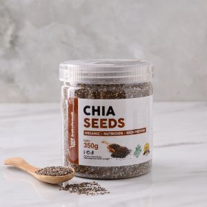 Chiaseed Organic Premium Original 100% Murni non GMO Asli Chia Seeds Biji Chia Seeds Hitam Organik