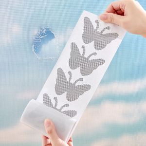 MACRAMEX Butterfly Shape Window Screen Repair Tape Waterproof Anti-Insect Mosquito Net Patch Durable Self-adhesive Mesh Broken Holes Repair Stickers