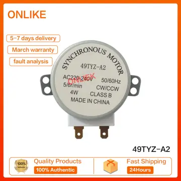 Microwave Oven Turntable Motor 220-240V - Synchronous Motor Replacement For MDS-4A