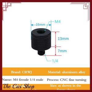 [The Cici Shop] Conversion Screw Dual Nuts Tripod Mount Screw 1 4 to M4 M5 M6 M8 M10 Inch Projector Bracket Adapter Converter for DSLR Camera Tripod Photography Accessories