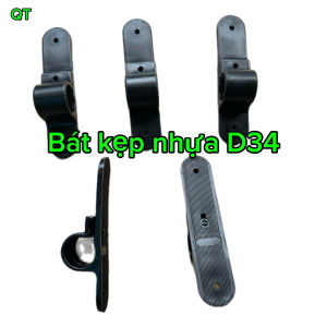 Bát kẹp nhựa D34 màu đen dùng cho giá đỡ chắn bùn xe tải