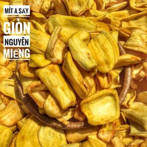 Mít thái sấy giòn (nguyên miếng- có video) {Khối lượng tịnh không tính bao bì}