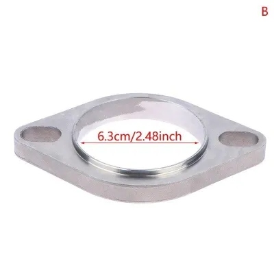 51mm/64mm/76mm Universal Stainless Steel Exhaust Flange Muffler Exhaust-Flange Pipe Connection