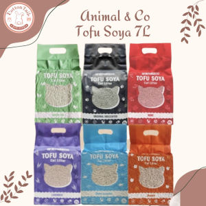 Animal & Co Pasir Kucing Gumpal Soya Tofu Clumping Cat Litter 7 Litter / Pasir Tofu / Pasir Kucing Wangi Gumpal