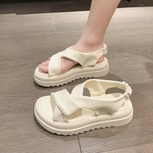 ( TERBARU ) Sandal Tali Wanita Import Korea Hitam Polos Sandal Wanita Termurah Bisa COD GRATIS ONGKIR
