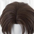 Anime blue lock yukimiya Kenyu cosplay wigs Brown 30cm short silicone man cosplay heat resistant wig. 