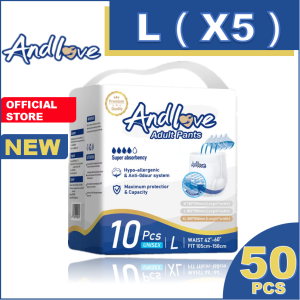 ANDLOVE adult diapers Large 50pcs/5packs Adult pull-up pants Adult Underwear leak-proof