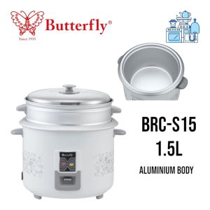 Butterfly Straight Rice Cooker 1.5L - BRC-S15