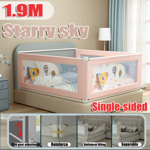 【3Pcs Set】Anti Fall Baby Bed Fence Safety for Kids King Bed&Queen Bed 1.5M/1.8M/1.9M(60/70/75Inch) Bed Side Protector Non-Toxic Material Guard Baby Rail Guard Bed Rail Anti-fall Bed Fence Crib Guard Rail Fence