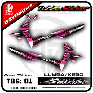Sticker Striping Variasi Satria Kebo - Stiker Striping Motor Satria Kebo. TBS.SF.05